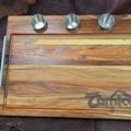 Personalised Kiaat Braai Board with 3 Bowls