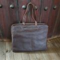 The Executive Classic Range genuine leather 15-inch laptop bag in brown, tan or burgundy.