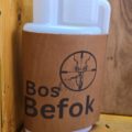 Engraved Personalised Drinks Bottle with Genuine Leather Sleeve