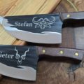 Personalised Cleaver Knife with Custom Name Engraving – The Boskombuis