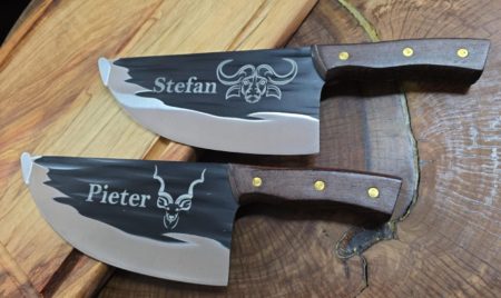 Personalised Cleaver Knife with Custom Name Engraving – The Boskombuis
