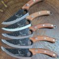 Wooden handle braai knife
